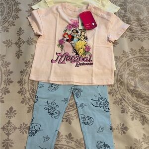 Disney Magical Princess Pink and Blue 3pc Set 5/6
